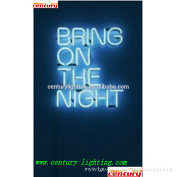 bring on the night neon sign